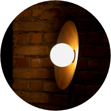 Detalhe da luminária Balance